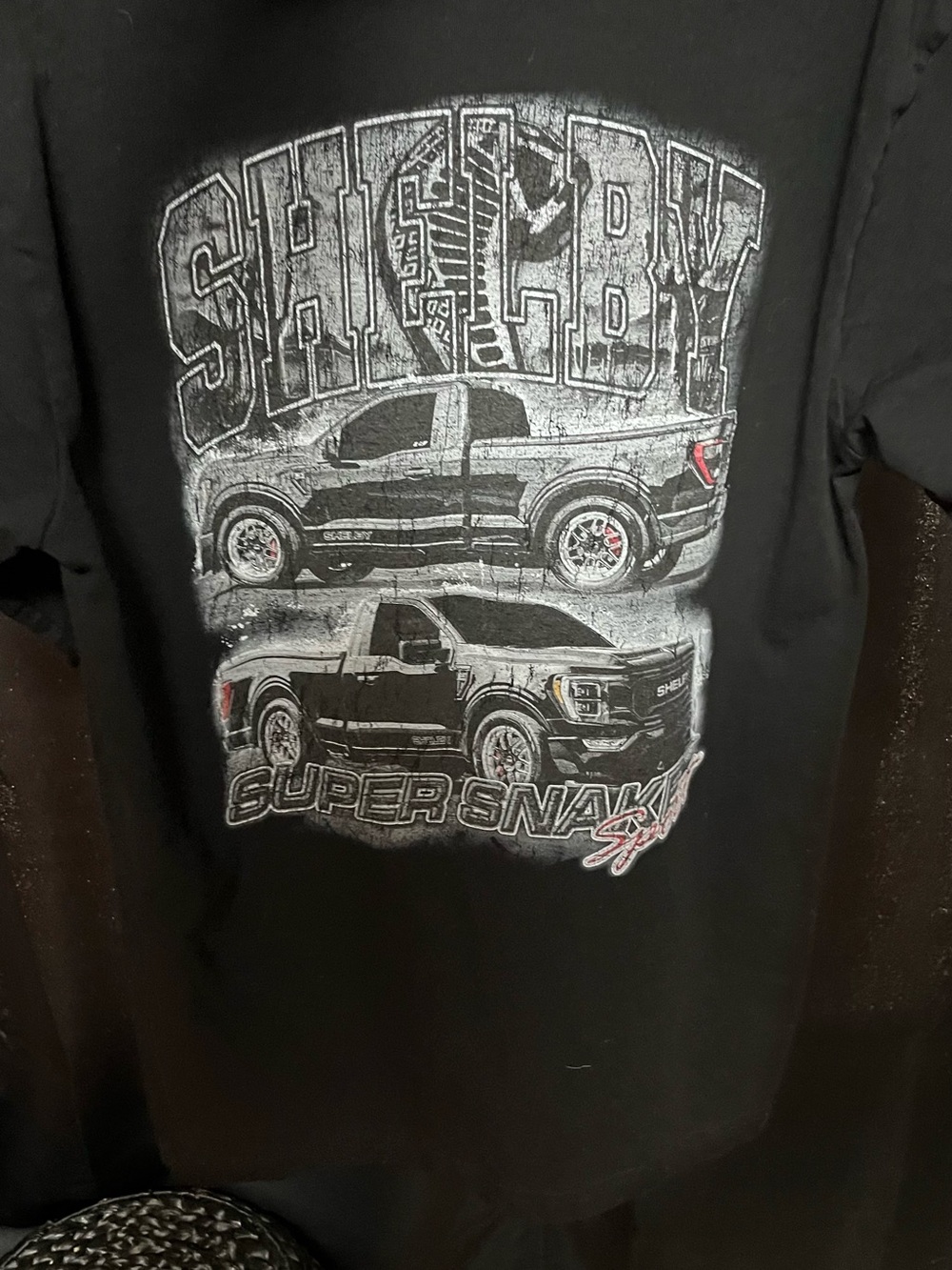 Shelby Super Snake Graphic Tee - Black